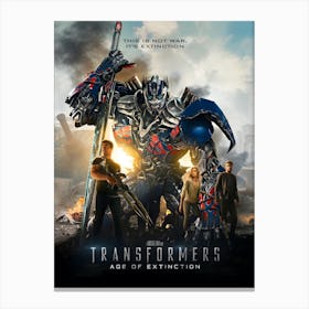 Transformers Age Of Extinction 2014 Canvas Print
