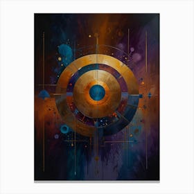 Abstract Space Painting Canvas Print