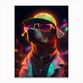 Aidi Dog Canvas Print