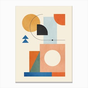Geometric Color Play 02 Canvas Print