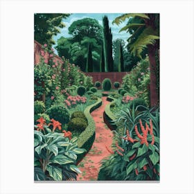 Hampton Court Palace Gardens London Parks Garden 2 Painting Canvas Print
