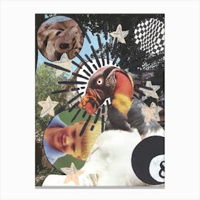 Abstract Collage Canvas Print