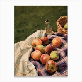 Autumn Apples Still Life 2 Canvas Print