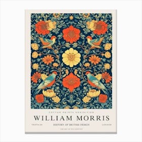 floral william morris art 1 Canvas Print