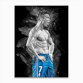 Cristiano Ronaldo Portrait 1 Canvas Print