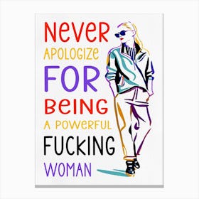 Being a Woman 2 Canvas Print