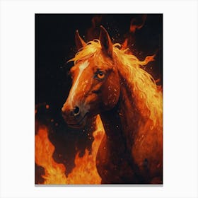 Fire Horse 2 Canvas Print