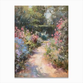  Floral Garden English Oasis 5 Canvas Print