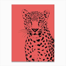 Leopard eyes Canvas Print