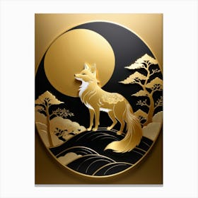 Japan Golden Fox 6 Canvas Print