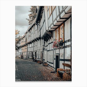 Old German Half Timbered Houses 04 Canvas Print