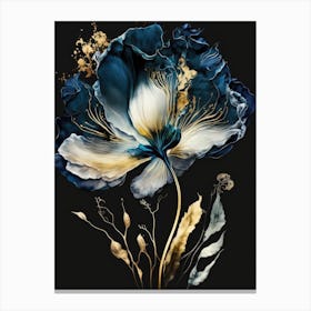 Blue Poppy Canvas Print
