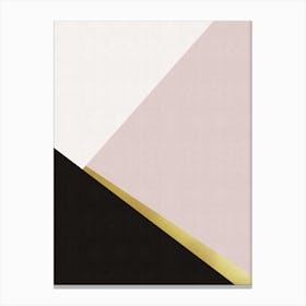 Geometric art with gold 2 1 Canvas Print