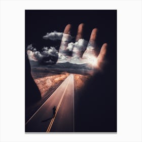 The Lines Of The Hand Reveal Your Future Canvas Print