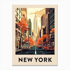 Vintage Travel Poster New York 7 Canvas Print