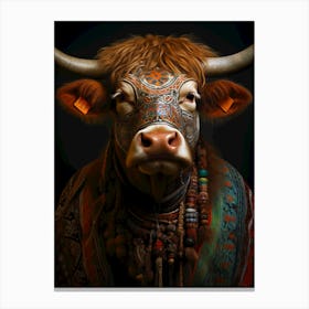 Tibetan Bull Canvas Print
