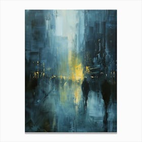 New York City At Night 1 Canvas Print