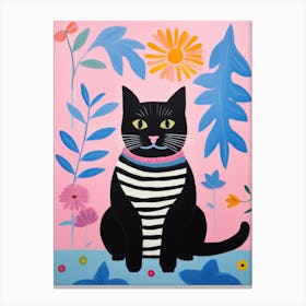 Black Cat 4 Canvas Print