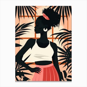 Afro-American Woman 55 Canvas Print