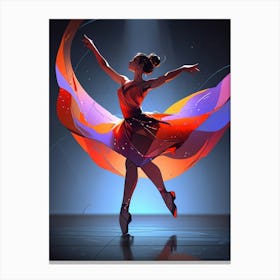 Ballet Dancer 1 Canvas Print