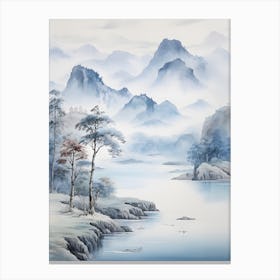 Chinese Landscape Painting 1 Canvas Print