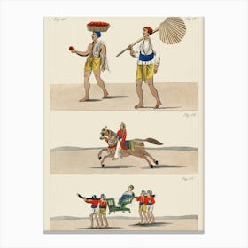 Four Indians Canvas Print