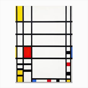 Trafalgar Square, Cubism Art, Piet Mondrian Canvas Print