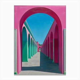 Pink Archway Canvas Print