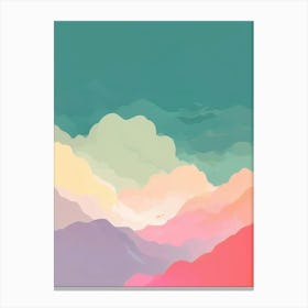 Abstract Landscape Painting 14 Canvas Print