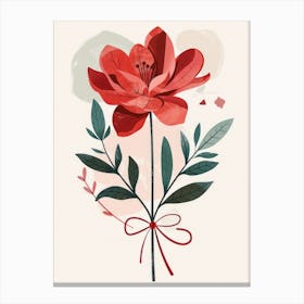 Valentine'S Day Flower Canvas Print