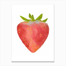 Juicy Red Strawberry Canvas Print