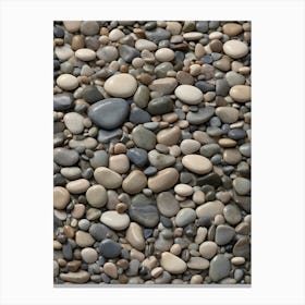 Pebbles Background 1 Canvas Print