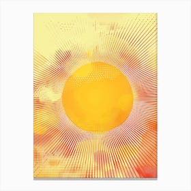 Sun Rays 1 Canvas Print