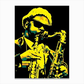 Rahsaan Roland Kirk American Jazz multi-Instrumentalist Canvas Print