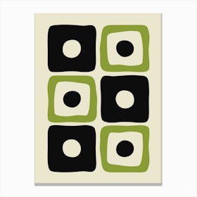 Mid Century Modern Abstraction Canvas Print