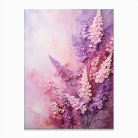 Abstract Lilac Painting Canvas Print