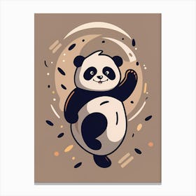 Panda Dancing 1 Canvas Print
