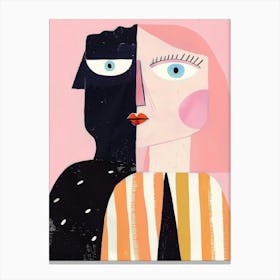 Portrait Of A Couple 2 Canvas Print