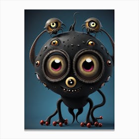 Monster 3d 4 Canvas Print