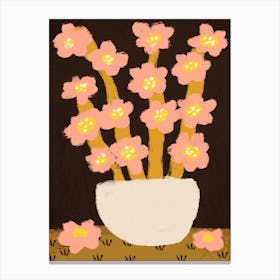 Pastel Flower Impression No 8 1 Canvas Print