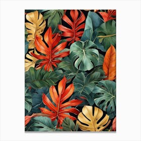 Tropical Leaves 70 Art Print Canvas Print