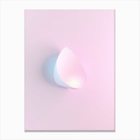 Pink Light On The Wall Canvas Print