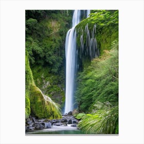 Mclean Falls, New Zealand Majestic, Beautiful & Classic (1) Canvas Print