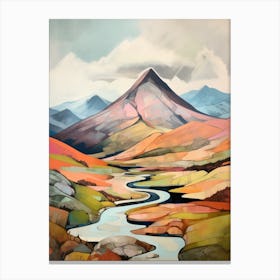 Ben Vorlich Loch Earn Scotland 2 Mountain Painting Canvas Print