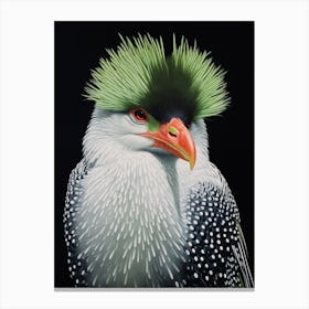 Ohara Koson Inspired Bird Painting Crested Caracara 2 Canvas Print