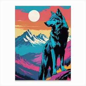 Wolf Painting 1 Canvas Print