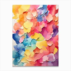 Watercolor Petals Canvas Print