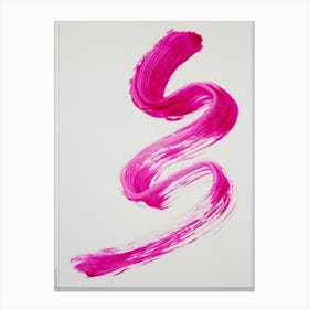 Pink Lipstick Canvas Print