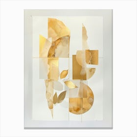 Abstract Gold Canvas Print