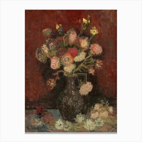 Flowers In A Vase 12 Canvas Print